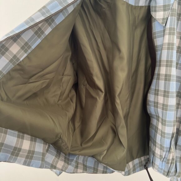 LOEWE Checked Draped Wool-Blend Jacket - Picture 12 of 14